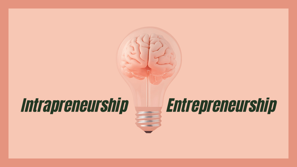 Intrapreneurship vs. Entrepreneurship