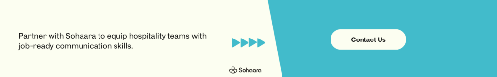 Sohaara English For Hotels Program Sohaara English For Hotels Program